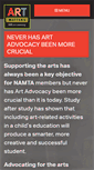 Mobile Screenshot of namtaartadvocacy.org